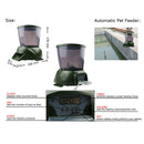 Automatic Pond Feeder Aquarium Fish 1-90 Days Programmable Feeding Schedule