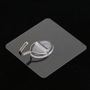Adhesive Hooks(17.6lb/8kg) Sticky Nail Free Clear Heavy Duty Hook Waterproof