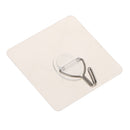 Adhesive Hooks(17.6lb/8kg) Sticky Nail Free Clear Heavy Duty Hook Waterproof