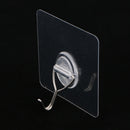 Adhesive Hooks(17.6lb/8kg) Sticky Nail Free Clear Heavy Duty Hook Waterproof