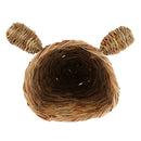 Natural Woven Straw Bird Cage Hamster Squirrel Nest Small Animals House Cage