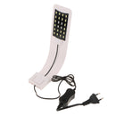 10W LED Aquarium Light Arm Clip on Plant Grow Fish Tank Lighting Lamp-Blue White Lighting EU Plug 220V (White Lamp)