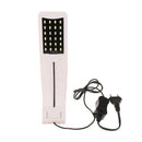 10W LED Aquarium Light Arm Clip on Plant Grow Fish Tank Lighting Lamp-Blue White Lighting EU Plug 220V (White Lamp)