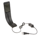 10W LED Aquarium Light Arm Clip on Plant Grow Fish Tank Lighting Lamp-White Light EU Plug 220V