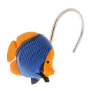 12pcs/Set Shower Curtain Hooks Fish Hooks Slide Bathroom Decoration Hot