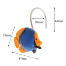 12pcs/Set Shower Curtain Hooks Fish Hooks Slide Bathroom Decoration Hot