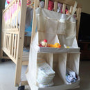 Baby Cot Bed Crib Nursery Hanging Storage Organizer Bag for Toy Diaper Clothes