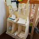 Baby Cot Bed Crib Nursery Hanging Storage Organizer Bag for Toy Diaper Clothes
