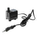 6W 450L/H Submersible Aquarium Water Pump Hydroponic Fountain Powerhead, Higher Speed Flow, Multifunction for Fish Tank Pond Rockery Waterfall 220V EU Plug
