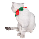Red and Green Elastic Pet Christmas Collar Red and Green Decorative Neck Tie Collar 11-18cm