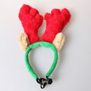 Soft Dog Cat Pet Reindeer Antler Headband Hair Band Christmas Fancy Dress Pet Xmas Gift
