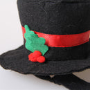 Pet Cat Dog Gentleman Hat Halloween Christmas Xmas Party Holiday Dress Up Costume Apparel