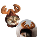 Pet Cat Dog Reindeer Hat Halloween Christmas Xmas Party Holiday Dress Up Costume Apparel