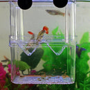 Aquarium Fish Hatchery Box Isolation Box Suspension Incubator with Suction