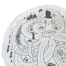 Dia. 95cm Round Octopus Kids Crawling Pad Soft Kids Creeping Mat Play Pad