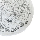 Dia. 95cm Round Octopus Kids Crawling Pad Soft Kids Creeping Mat Play Pad