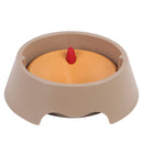 Pet Dog Cat Feeder Food Water Bowl Feeding Dispenser Prevent Overflowing