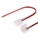 10PCS PTB Solderless LED Strip Connector Clip to Cable for 3528 Single Color LED Strip Lights