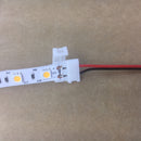 PACK 10pcs SolderlessLED Strip Light Connector Clip to 2 Pin Cable Wire for 10mm Single Color 5050/5630 Strip Lights