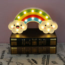 Children LED Warm White Rainbow Lamp, Cute Kids Bedside Lights, Romantic Mood Lamp, Battery Operated, for Baby Girlfriend Bedroom Birthday Gifts Christams Decorations