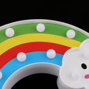 Children LED Warm White Rainbow Lamp, Cute Kids Bedside Lights, Romantic Mood Lamp, Battery Operated, for Baby Girlfriend Bedroom Birthday Gifts Christams Decorations