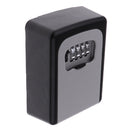 Alloy 4 Digit Combination Password Key Card Lockbox Wall Mounted Key Lockbox
