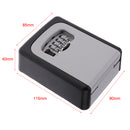 Alloy 4 Digit Combination Password Key Card Lockbox Wall Mounted Key Lockbox