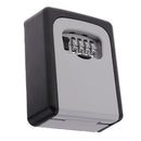 Alloy 4 Digit Combination Password Key Card Lockbox Wall Mounted Key Lockbox