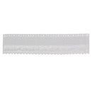 Elegant Lace Cafe Kitchen Curtain Rod Pocket Semi-sheered Curtain Valance