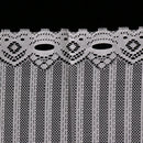 Elegant Lace Cafe Kitchen Curtain Rod Pocket Semi-sheered Curtain Valance