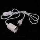 Edison Screw Plug In Light Kit E27 Inline Switch Lamp Holder Fitting Socket -EU Plug