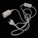 Edison Screw Plug In Light Kit E27 Inline Switch Lamp Holder Fitting Socket -EU Plug