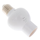 Wireless E27 to E27 Sound Voice Control Light Sensor Base Holder Converter