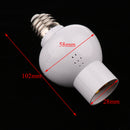 Wireless E27 to E27 Sound Voice Control Light Sensor Base Holder Converter