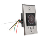 12V DC Door Infrared No Touch EXIT Button Switch Sensor with LED Backlight