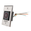 12V DC Door Infrared No Touch EXIT Button Switch Sensor with LED Backlight