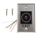 12V DC Door Infrared No Touch EXIT Button Switch Sensor with LED Backlight