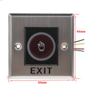 12V DC Door Infrared No Touch EXIT Button Switch Sensor with LED Backlight