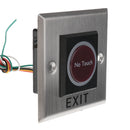 Infrared NO TOUCH Exit Release Button W/ LED Back Light for Access Control, Square Type