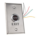 IR No Touch Contactless Door Release Exit Button Sensor Switch LED Indication, Stainless Steel Material