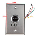 IR No Touch Contactless Door Release Exit Button Sensor Switch LED Indication, Stainless Steel Material