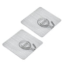 Pack of 2, Removable Traceless Magic Sticky Adhesive Hook, Strong Wall Hook, The Seamless Sticky Hook Suitable for Kitchen, Bathroom, Bedroom, Office