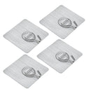 Pack of 4, Removable Traceless Magic Sticky Adhesive Hook, Strong Wall Hook, The Seamless Sticky Hook Suitable for Kitchen, Bathroom, Bedroom, Office