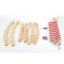 Pet Cat Rat Hamster Ferret Hammock Small Animals Hanging Swing Bed Toy House Kitten Puppy-Wood Frame Comfy Plush ( Beige )