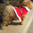 Cute Pet Christmas Dress Costume Free Size Pet Christmas Warm Outfit Apparel