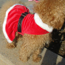 Cute Pet Christmas Dress Costume Free Size Pet Christmas Warm Outfit Apparel