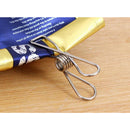 20pcs Stainless Steel Wire Laundry Clips Indoor Outdoor Drying Clothespins