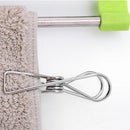 20pcs Stainless Steel Wire Laundry Clips Indoor Outdoor Drying Clothespins