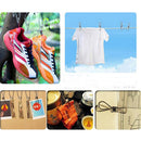 20pcs Stainless Steel Wire Laundry Clips Indoor Outdoor Drying Clothespins