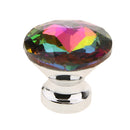 10Pieces Fashion Diamond Shape Knobs Crystal Cabinet Drawer Furniture Pull Handles